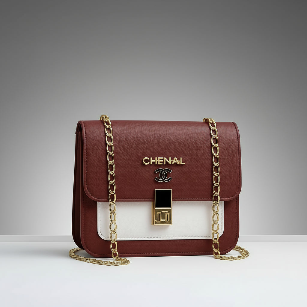 Stylish Frout Lock Long Chian Box For Girls