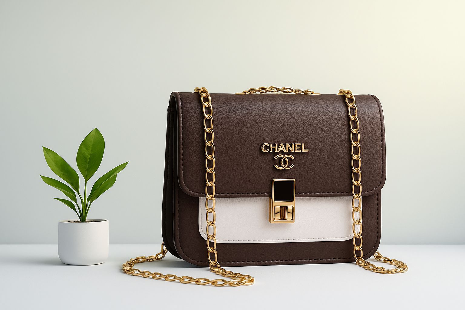 Stylish Frout Lock Long Chian Box For Girls