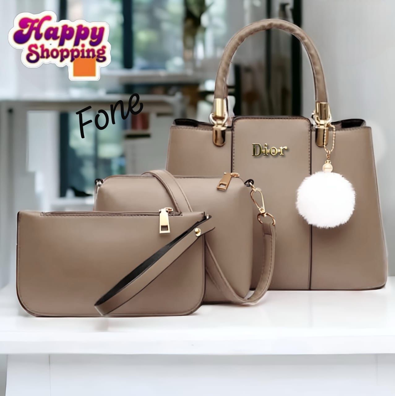 Christian Dior High Quality 3Pcs Shoulder Bag